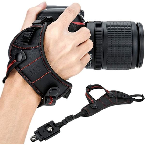 DSLR-kameragripband med Arca Swiss-platta för Canon EOS