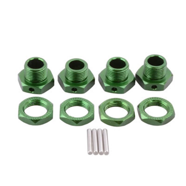 ##/Svart 4-pack Infinity 1:8 Aluminiumlegering bond 94762 94081 17MM RC Bil Hjulnav Adaptrar##/