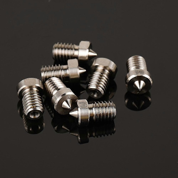 KINGROON 3D Printer Tilbehør TC4 Høj Kvalitet E3D Titanium Legering Dyse 0.2mm Høj Temperatur