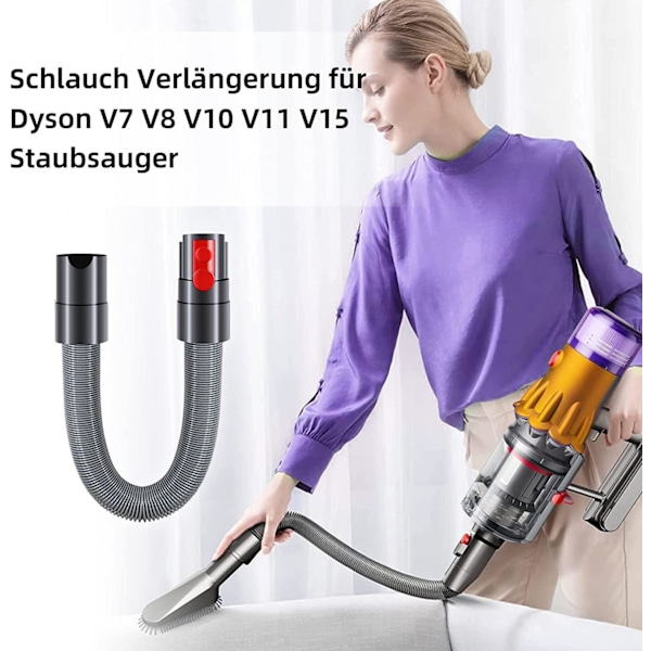 ##/Dammsugarmunstycke Set Flexibel Slangförlängning för Dyson V7—V15##/