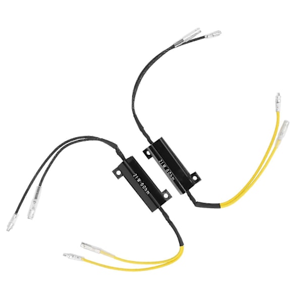 2 stk. Motorsykkel LED Blinklys Dekoder 21W 12?15V Reparasjon Reservedel