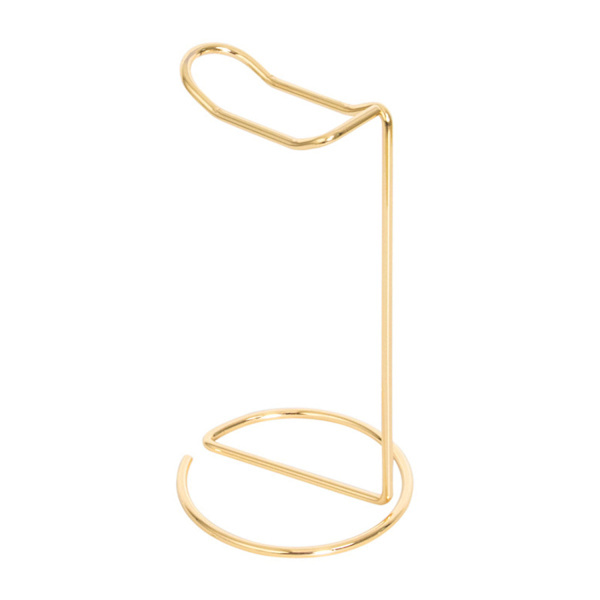 ##/Gyllene hörlursställ med metallbas##/