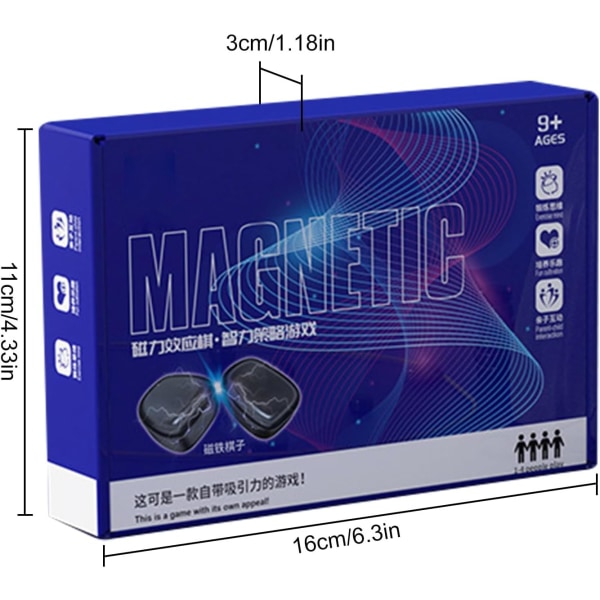 1 bit (typ A) magnetiskt set - magnetiskt brädspel - Educa