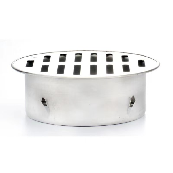 ##/Ø110mm (201) Avtagbar Rostfritt Stål Avloppsskydd - Duschavloppslock - Anti-Igentäppning - Utomhus - Balkong Innergård##/