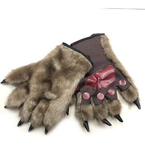 #Animal Furry Claw Varma vinterhandskar#