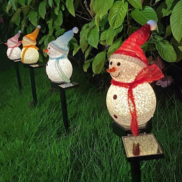##/Solcellsdrivna trädgårdslampor Jultomte Landskapsbelysning##/