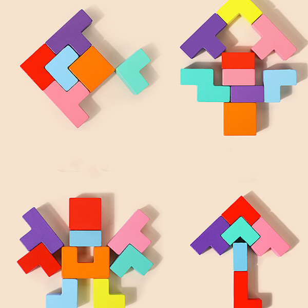 Tetris byggeklodser, pædagogisk konstruktionslegetøj
