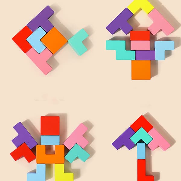 Tetris-rakennuspalikat, opettavaiset rakennuslelut
