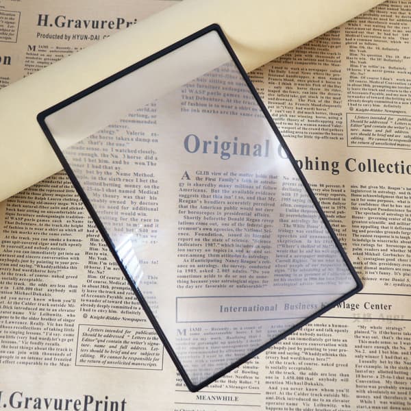 ##/Premium 3X (300%) sidfördjupande glas för att läsa små bokstäver##/