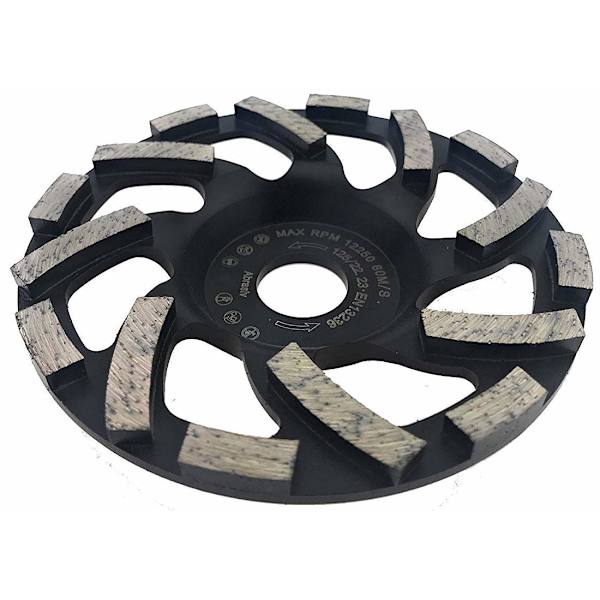 Diamantslipekopp av profesjonell kvalitet 125 x 22,2 mm