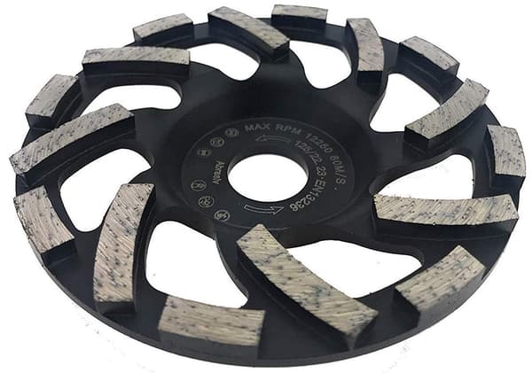 Diamantslipskiva av professionell kvalitet 125 x 22,2 mm