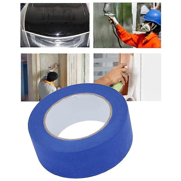 Blå Maskeringstejp DIY Bilmålning Sprutning Självhäftande Tejp Dekor för 3D-skrivare 45mmx50m