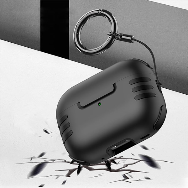 ##/Svart hörlursfodral för Airpods 1/2 generation##/
