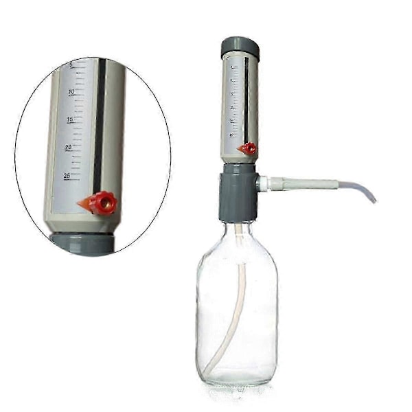 Labbutelldispenser Ekonomisk Halvautomatisk Vätskedispenser Hylstyp 5-25 ml Justerbar Li