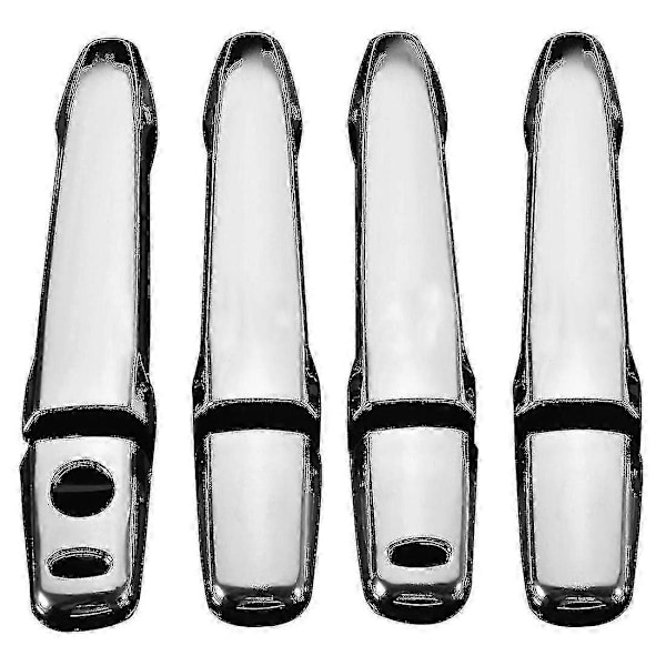 4 stk. Krom Dør Smart Nøkkelhette For Mitsubishi Outlander 2003-2016