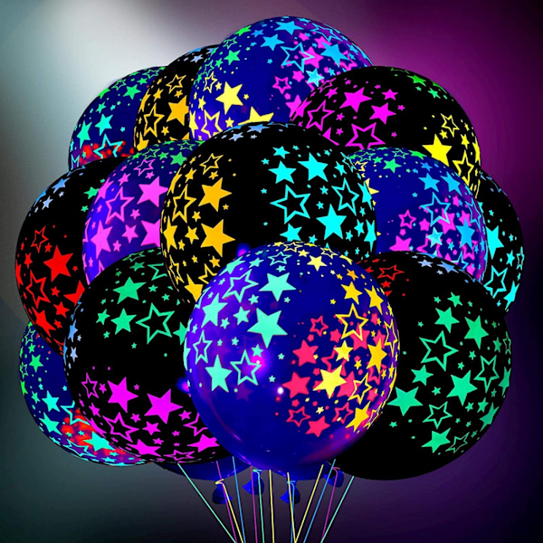 /#/20 stk Neon Ballonger Lysende Prikker Mini Ballonger/#/
