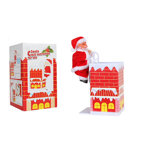 ##/Elektrisk tomte leksak, skorstensklättrare, julklapp##/
