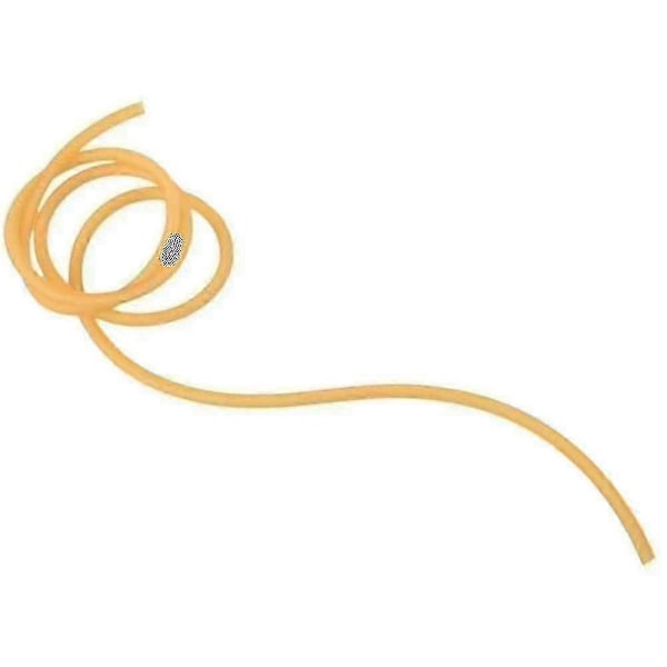 Luonnonkuminauha putki elastinen 2x5mm keltainen koko: 1m