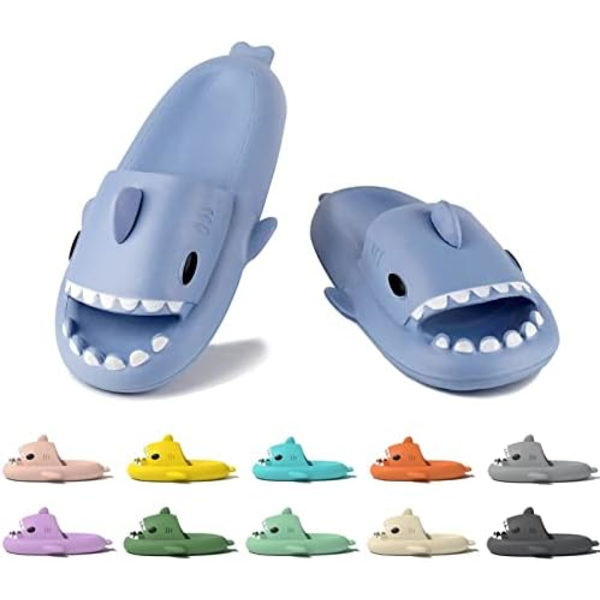 Slippers til Kvinder og Mænd - Haj Slipper Sommer Sød Haj Slipper Sanda