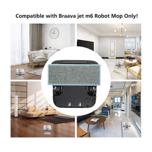 6 stk. til iRobot Braava jet M6 Sweeper moppehoved