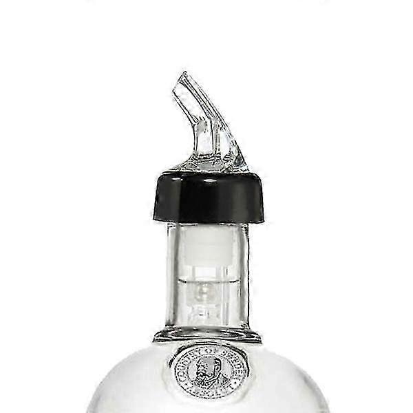 2-pack Mät Hällare 20ml Mät Hällpip Droppskydd Flaskpip Svart
