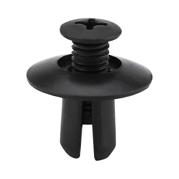 100 stk. 6 Størrelser Assorteret Bil Karosseri Trykknap Nitte Trim Klips Panel Trykholder