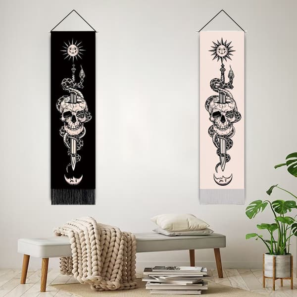 Aurinkokallo-seinävaate 2 kpl - 32,5x130cm Seinäkoriste