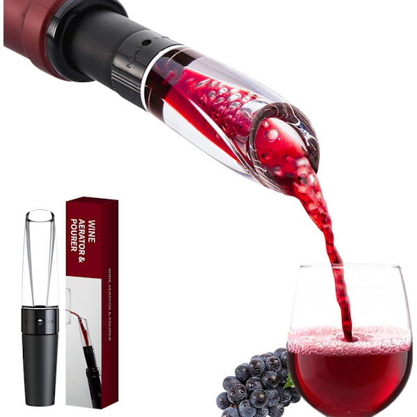 Vinhällare Aerator Premium Vin Diffuser Hällare Aerator och Karaff