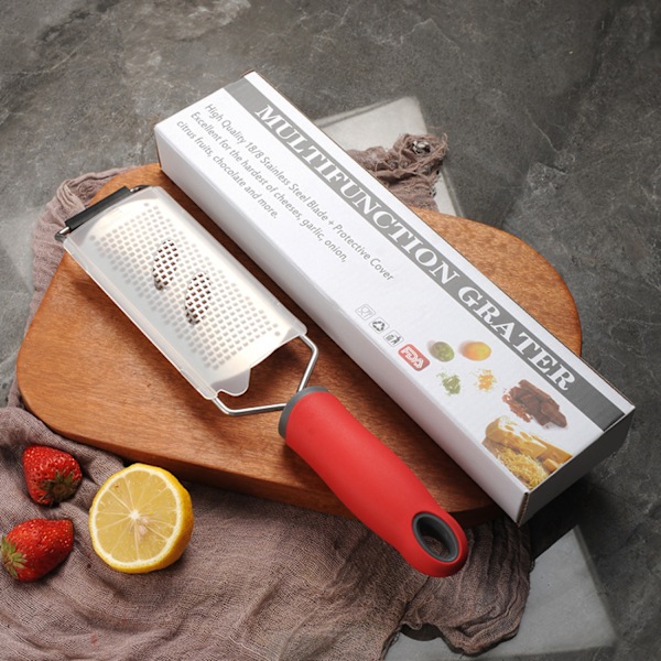 ##/Pakke med 4 rustfrit stål oste river##/