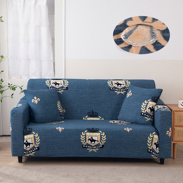 Sofa Betræk 2 Personer 140-180cm Sofa Betræk med Armlæn Moderne Uni
