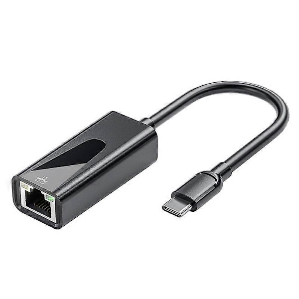Ethernet Adapter Internettilkobling Type-C USB3.0 til RJ45 Kablet Nettverkskort for Mobiltelefon B