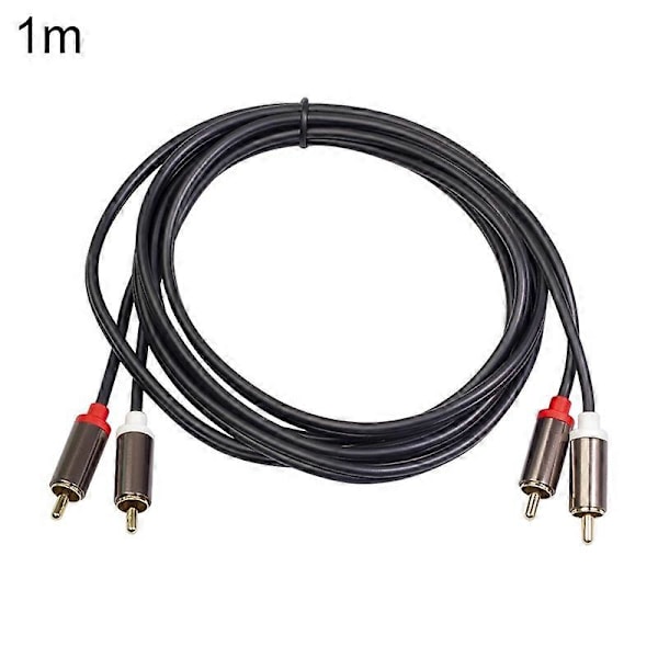 3660B 2RCA til 2RCA Han til Han Lotus Kabel AV Fire-hoved Forstærker Audio Linje 1M