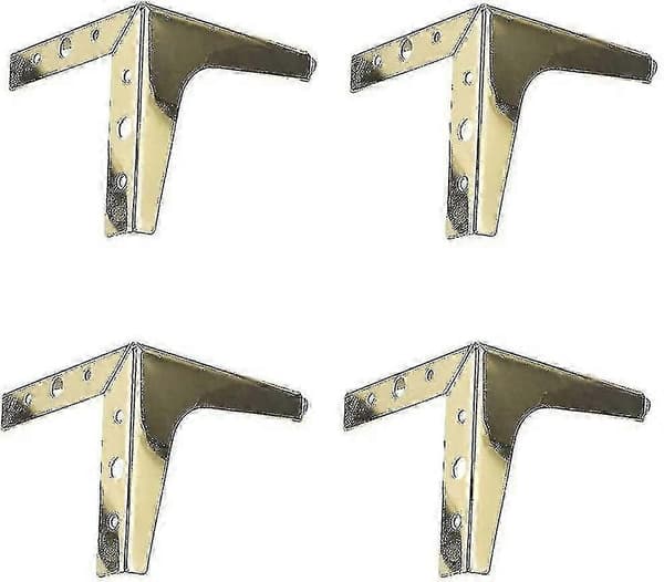 4 Pakker Møbelben, Metalben Til Møbler, Udskiftningsben Til Skab, Sofa, Stol, Kaffebord (guld, 10cm)