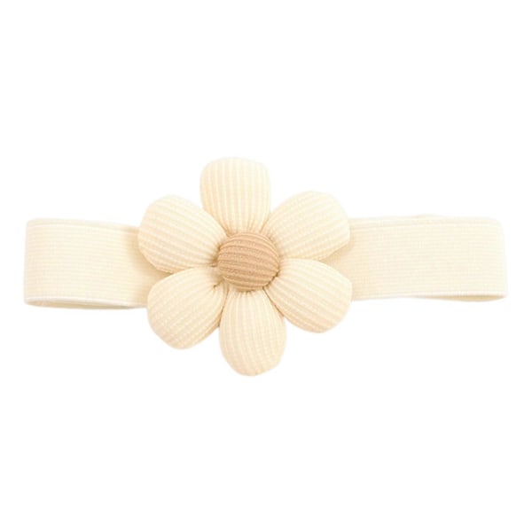 Gardinbånd Blomsterdekor Punch-fri Justerbar med Elastisk Bånd og Knapper Sklisikker Gardinfeste Gårdshus Gardindekorasjon Holdbacks Soverom G