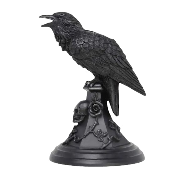 ##/Dekorativ ugle Halloween gotisk lysestager##/