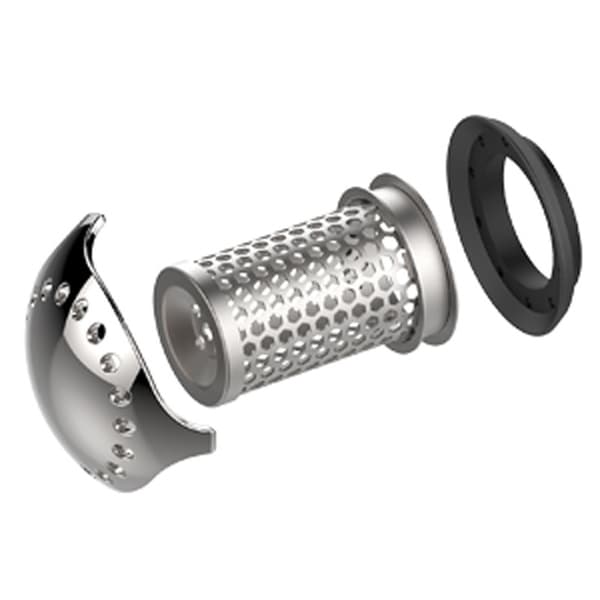 5,3*5,3*4,8cm Badekarfilter Hårfelle Rustfritt Stål Avløpsfilter