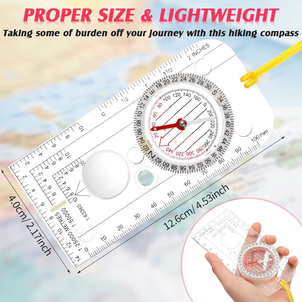 Navigation Compass Boy Scout Compass Orientation Compass Lightwe