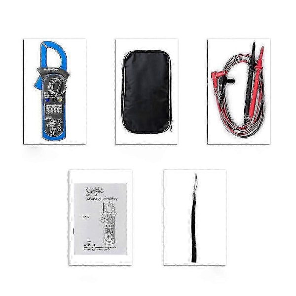 St201 Clamp Meter Digital Clamp Multimeter Ac/dc Spændingsmåler Tester Clamp Multimetro