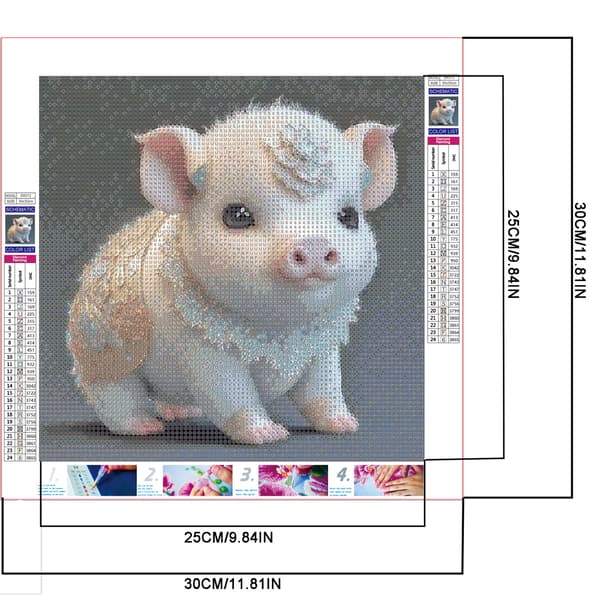 ##/30 x 30 cm, Måla DIY Diamantmålning Bilder Kit Kristall ##/