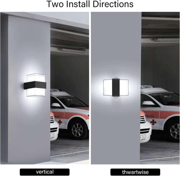 LED Ulkoseinävalaisin IP65 Vedenkestävä Ulkoseinävalaisin Ulko Li