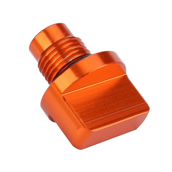 Motorcykeltilbehør Orange Aluminium Legering Oliepåfyldningsdæksel