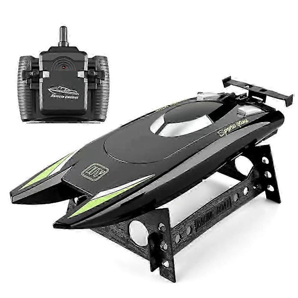 RC Racerbåd til voksne - 2,4 GHz elektronisk RC-båd til børn, sort