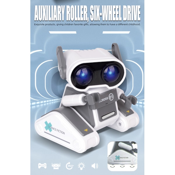 RC Robotleksaker, Fjärrkontroll Robotleksaker Gående & Dansande Barnrobotleksaker