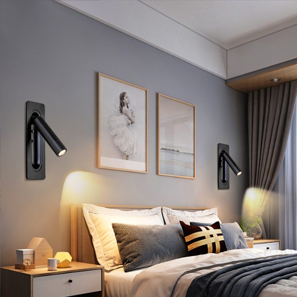 ##/Appartement LED Ambient Læselys Vægskilt Applique murale intéri##/
