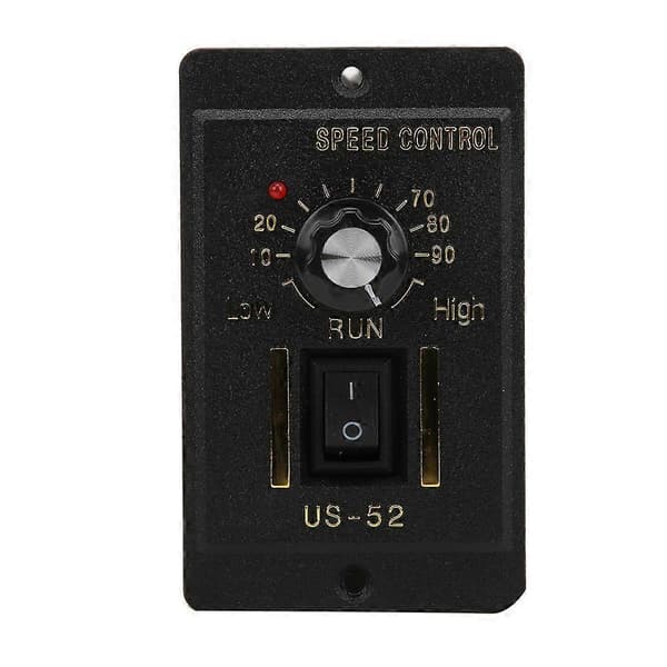 BERM Motorhastighedsregulator med Potentiometer Gevindknop 3.96 Interface AC220V 50/60Hz 90W