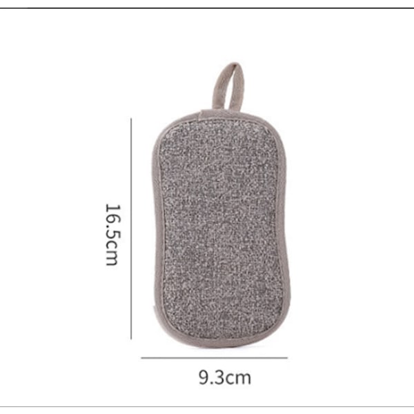 6 Återanvändbara Tvättade Mikrofiber Disksvampar för Kök