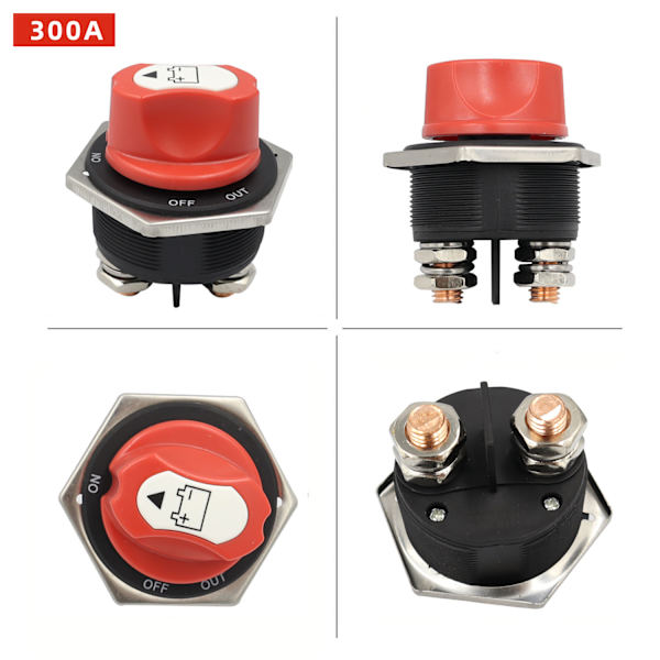 Bilbatterikontakt MAX 12-32V DC 300A CONT 450A INT Mini Bil Batt