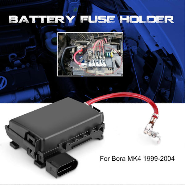 Bilbatteri Sikringsboks Holder Terminal til Bora MK4 99?04 1J0937550A