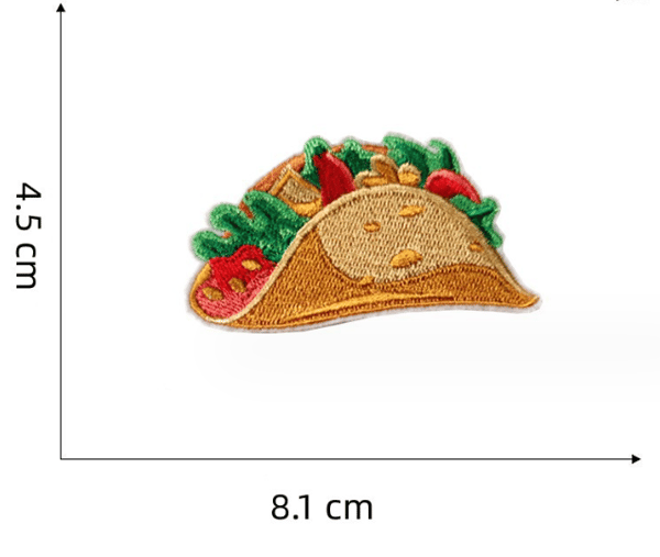8 Stykker Mexico Broderi Stryge-på-lapp, Broderi Sticker Jern