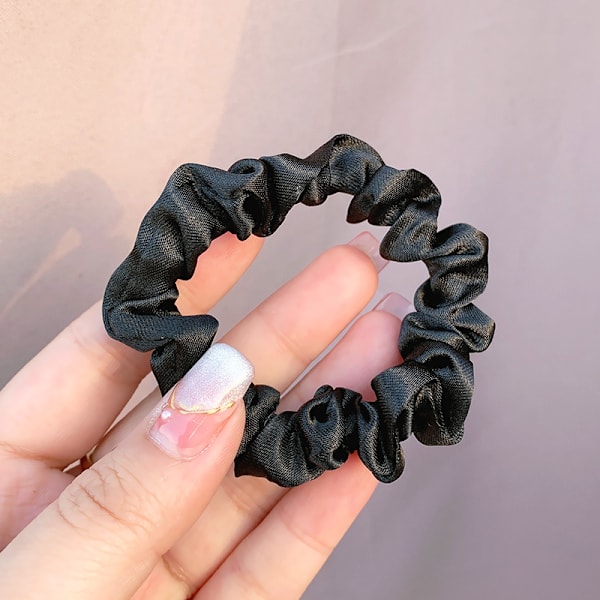 Siden Scrunchies [4 st], Hårelastik, Dam & Flickor